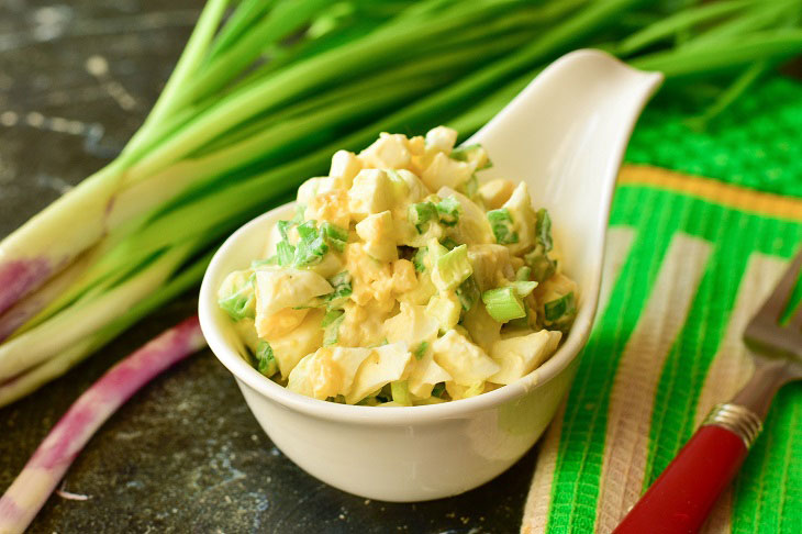 Salad "Cipollino" with green onions - healthy and tasty