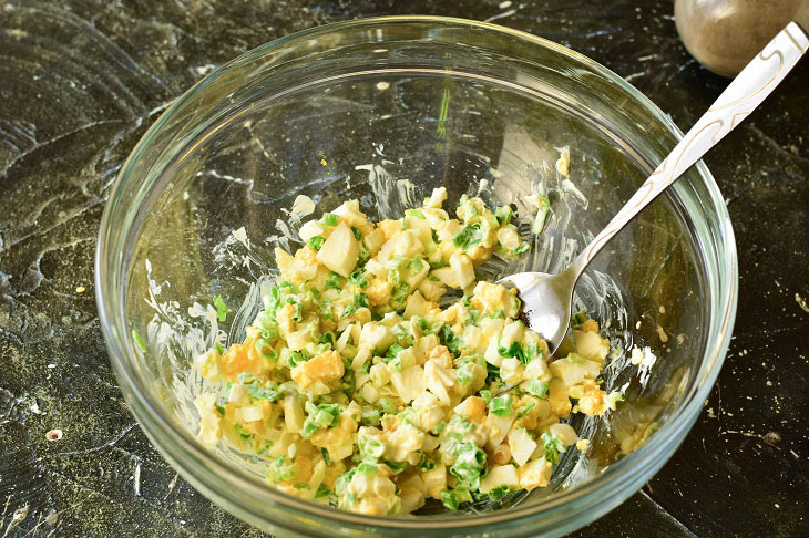 Salad "Cipollino" with green onions - healthy and tasty