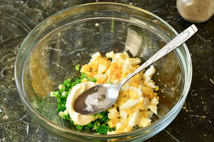 Salad "Cipollino" with green onions - healthy and tasty