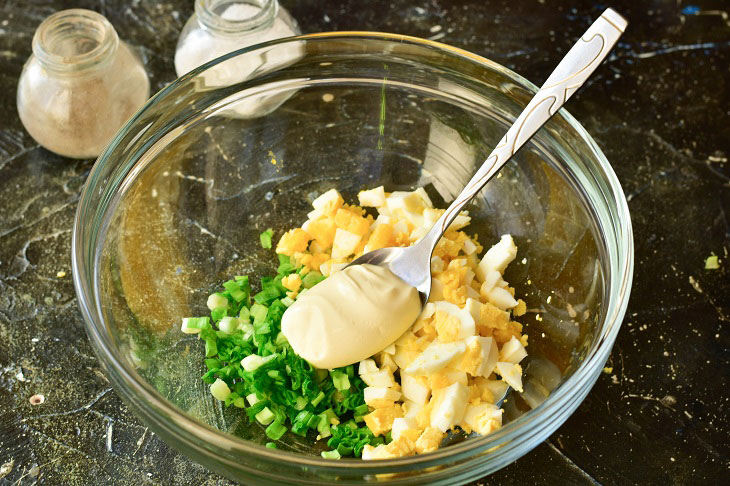 Salad "Cipollino" with green onions - healthy and tasty