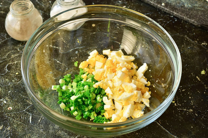 Salad "Cipollino" with green onions - healthy and tasty