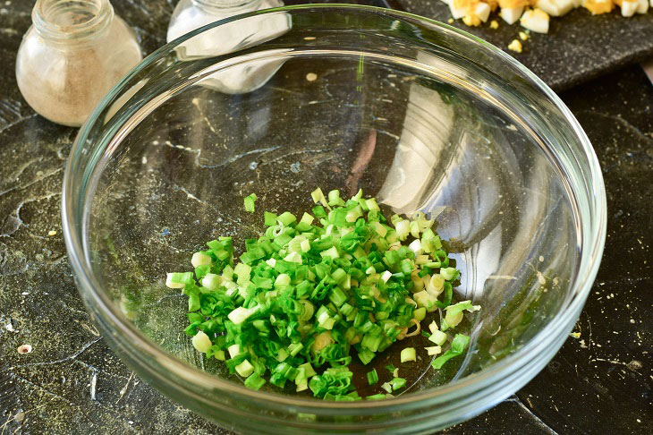 Salad "Cipollino" with green onions - healthy and tasty