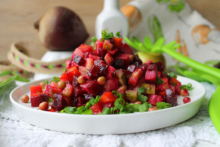 Vinaigrette "Objenie" - an interesting and unusual recipe