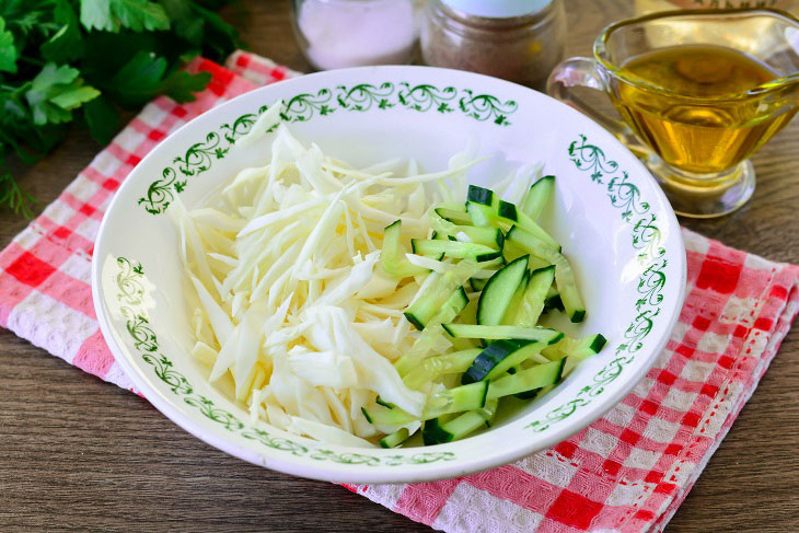 Salad "Monastic" from cabbage - a great recipe for a lenten menu