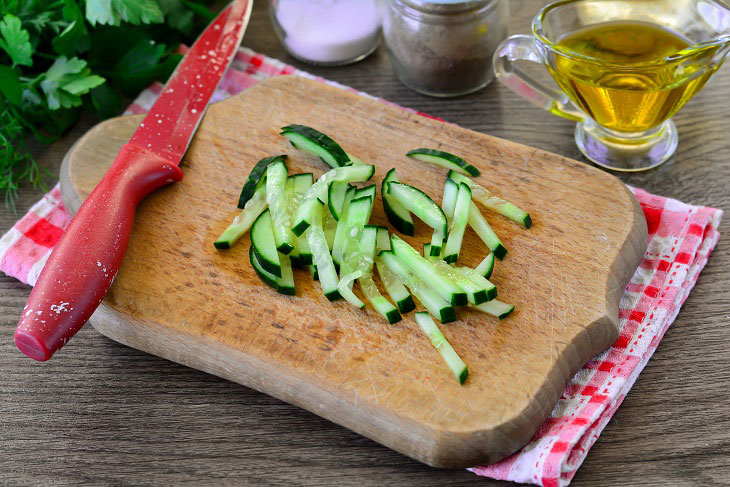 Salad "Monastic" from cabbage - a great recipe for a lenten menu