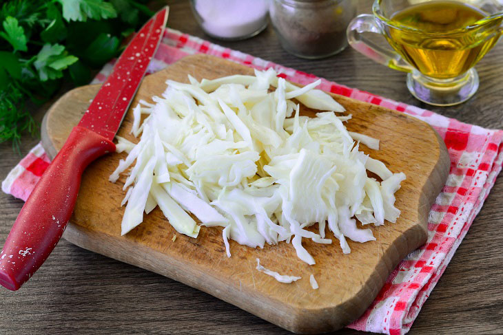 Salad "Monastic" from cabbage - a great recipe for a lenten menu
