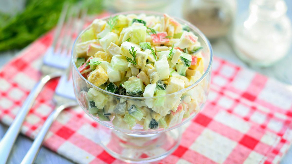 Salad “Ocean” – a delicious and harmonious dish
