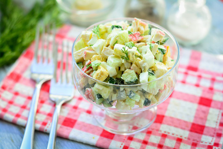 Salad "Ocean" - a delicious and harmonious dish