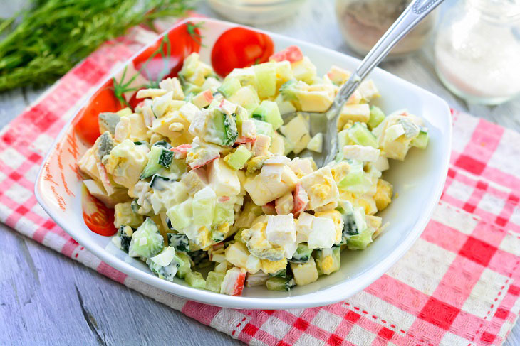 Salad "Ocean" - a delicious and harmonious dish
