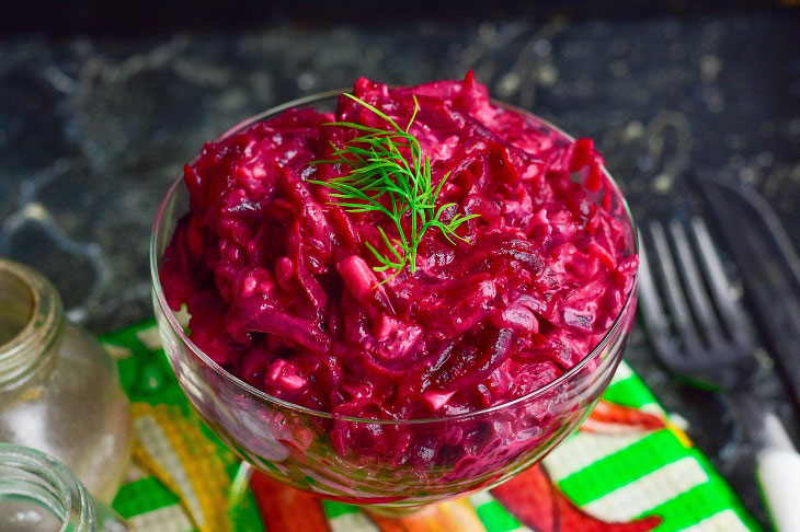 Salad "Friendship" with beets - healthy and tasty