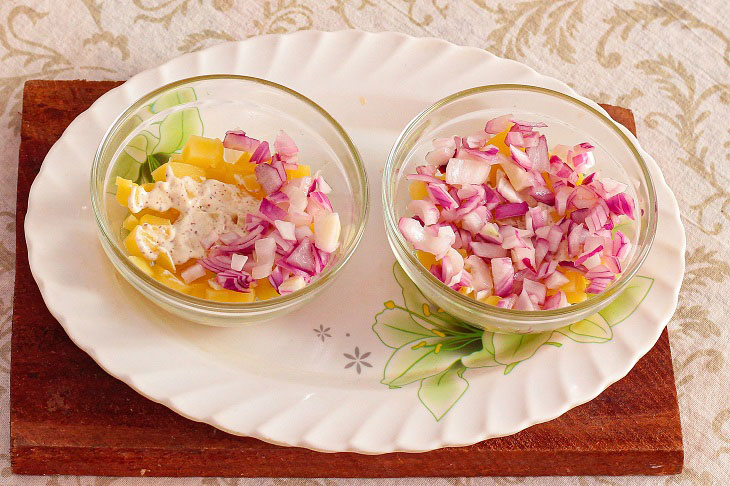 Salad "Count" with beets - tasty and spicy