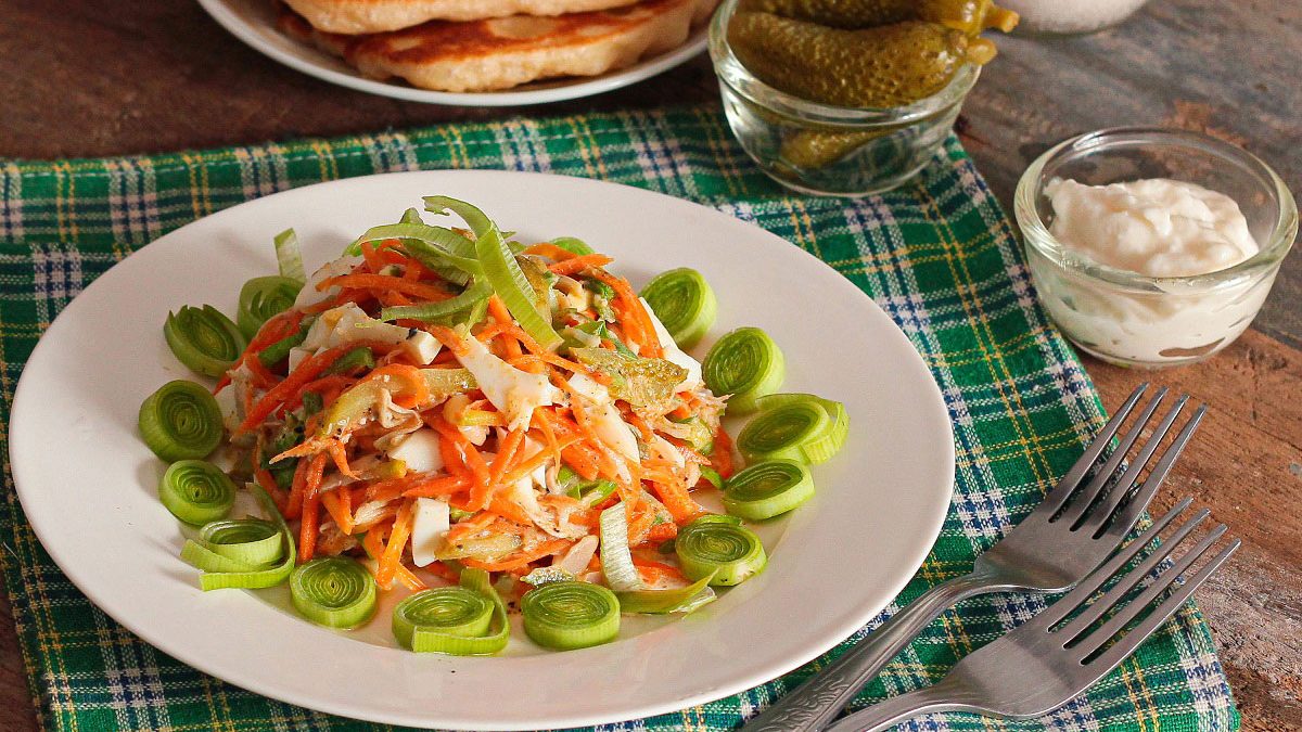 Salad “Zhigulevskiy” – tasty and satisfying