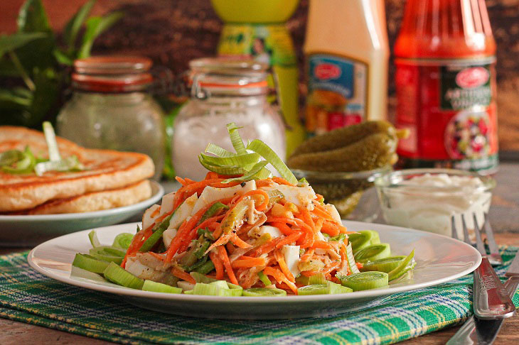 Salad "Zhigulevskiy" - tasty and satisfying