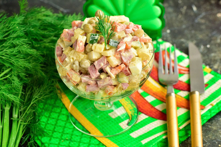 Salad "Moscow" classic - a great dish for any table