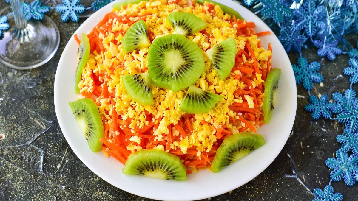 Salad “Africa” ​​- a bright and festive recipe