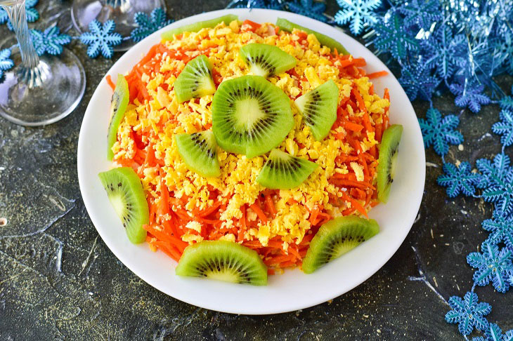 Salad "Africa" ​​- a bright and festive recipe