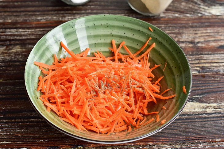 Salad "Hedgehog" - unusual and festive