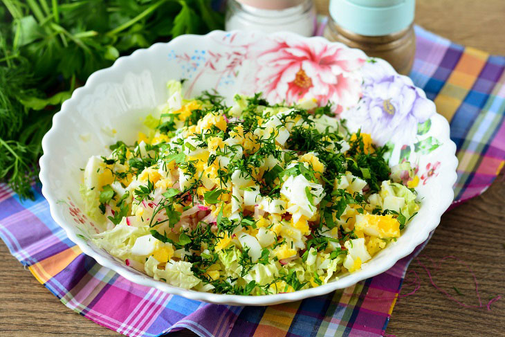 Salad "Navruz" - elegant, healthy and fragrant