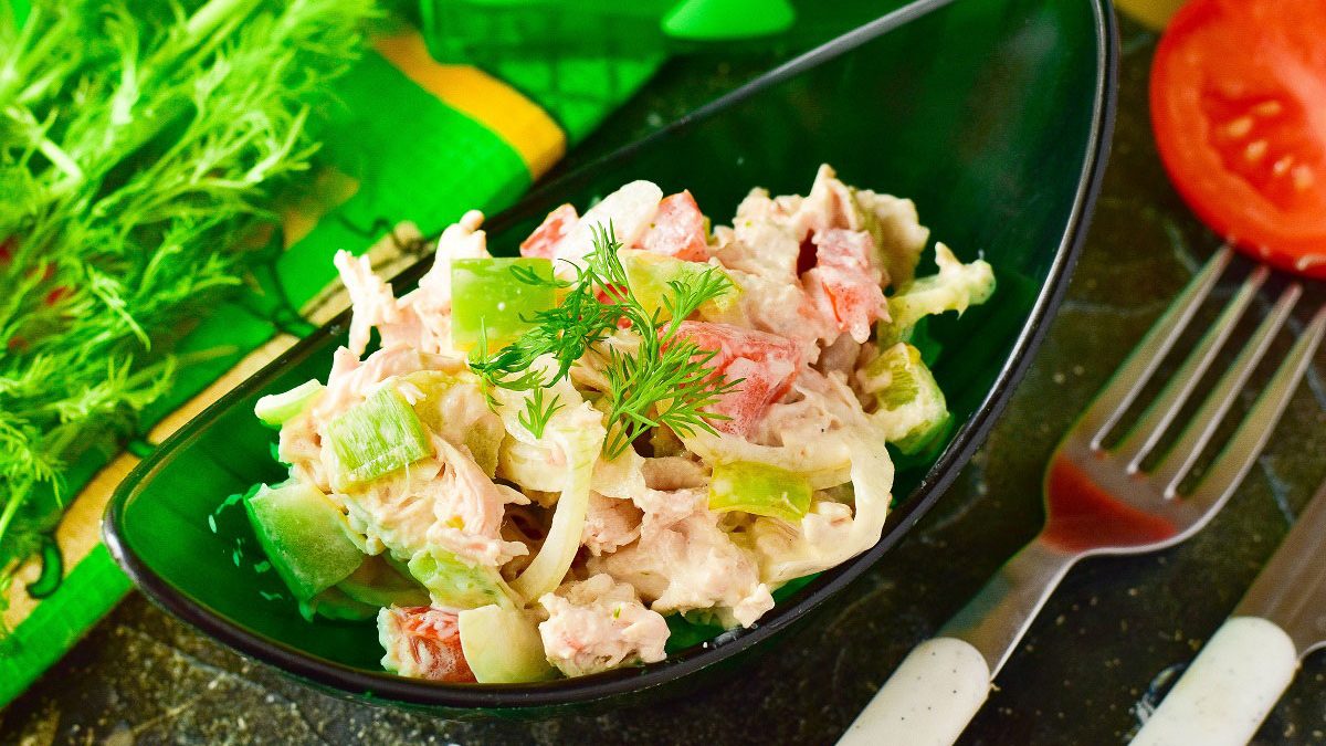 Salad “Cupid’s Arrow” – simple, healthy and tasty