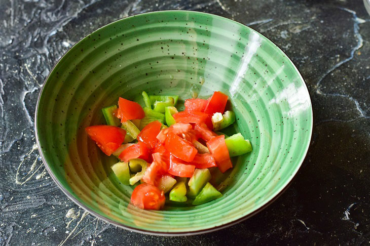 Salad "Cupid's Arrow" - simple, healthy and tasty