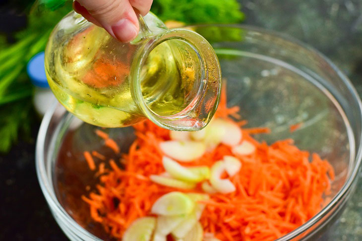 French carrot salad - healthy and original