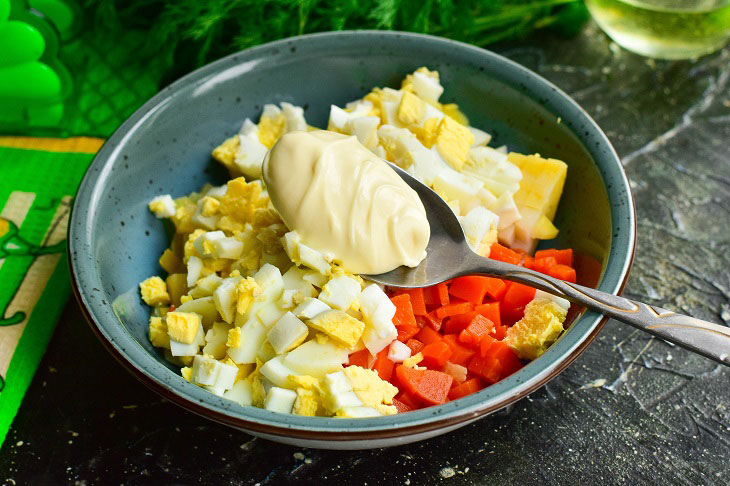 Salad "Autumn" - tender and original