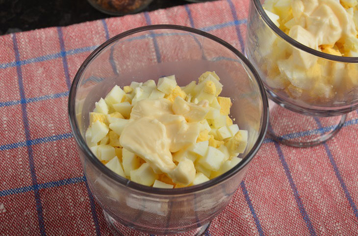 Salad "Isabella" with Korean carrots - simple and festive