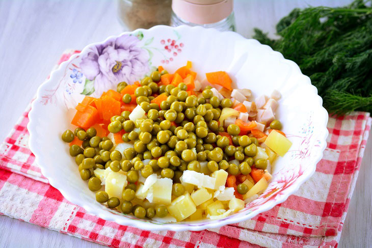 Salad "Kyiv" - a delicious and original recipe