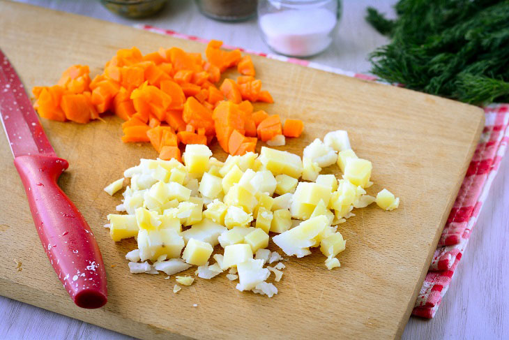 Salad "Kyiv" - a delicious and original recipe