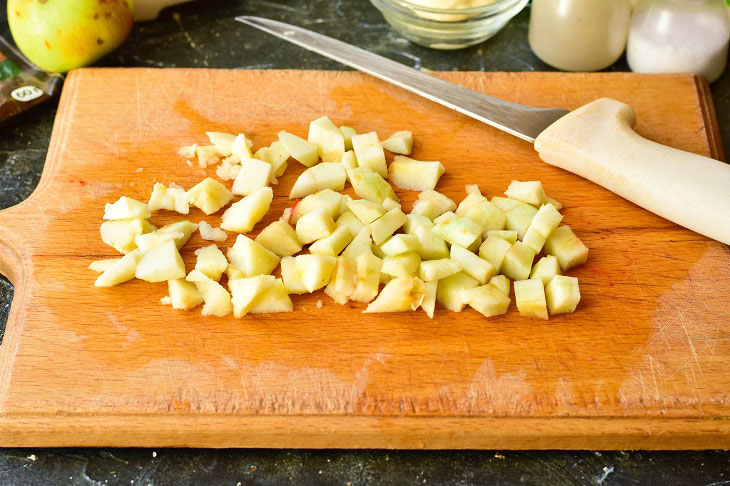 Georgian pepper and apple salad - an interesting and tasty recipe