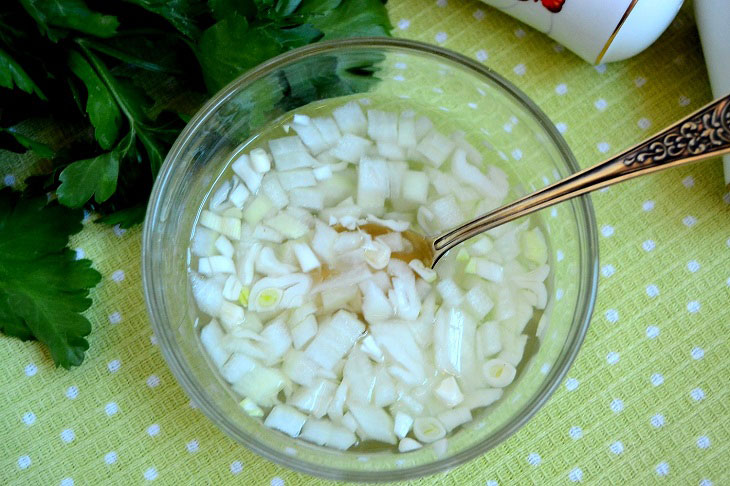 Salad "Prague" on the festive table - very tasty and elegant