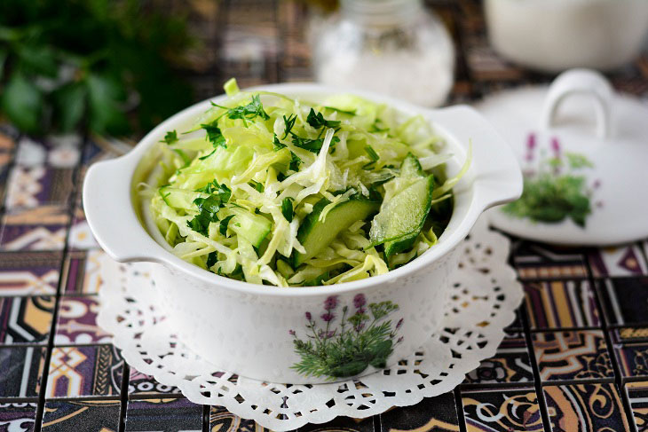 Salad "Soviet public catering" - simple, healthy and dietary