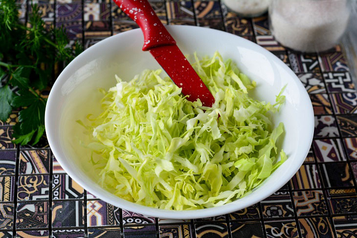 Salad "Soviet public catering" - simple, healthy and dietary