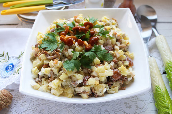 Salad "Full basket" - beautiful and tasty