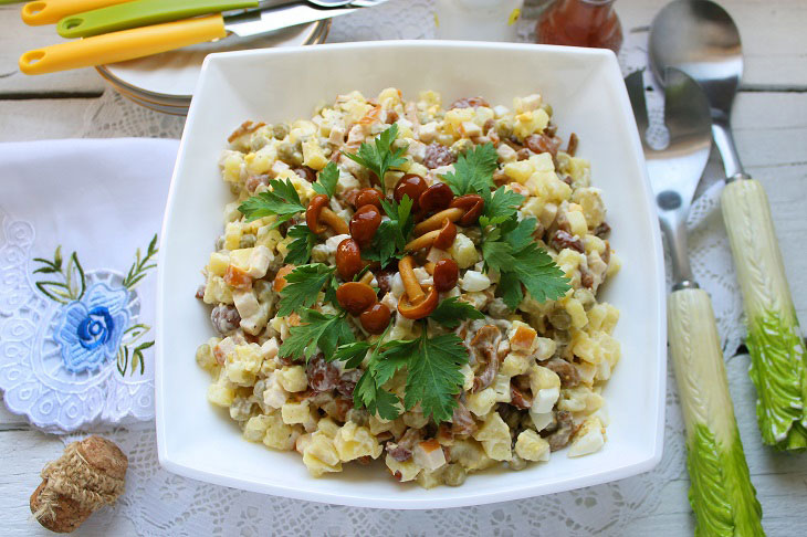 Salad "Full basket" - beautiful and tasty