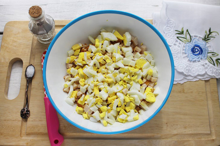 Salad "Full basket" - beautiful and tasty