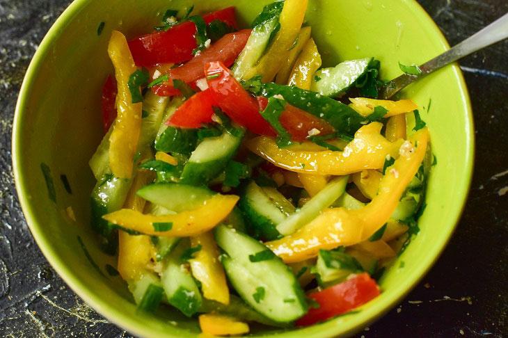 Batumi salad - beautiful and tasty vegetable salad