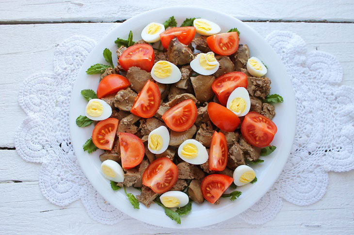 Salad "Tenderness" - a very appetizing and healthy dish