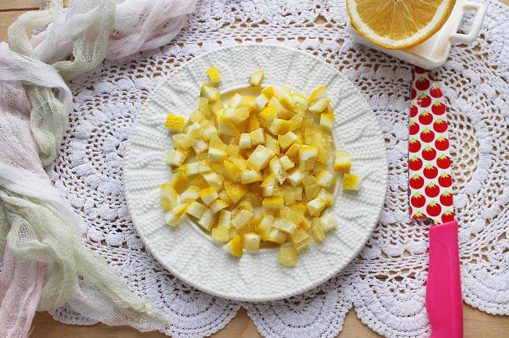 Khrustik salad with crab sticks - light and tasty