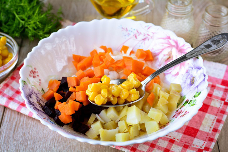 Salad "Peruvian" - it will certainly become the highlight of your feast