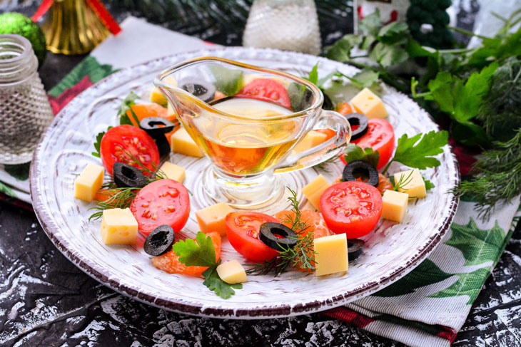 Salad "Christmas wreath" - a wonderful dish for the holiday