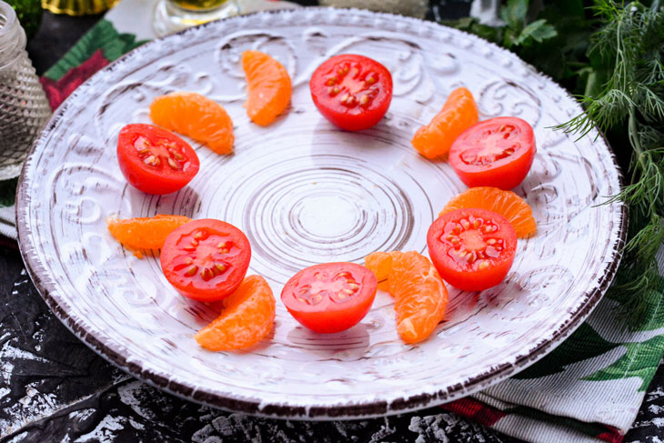 Salad "Christmas wreath" - a wonderful dish for the holiday