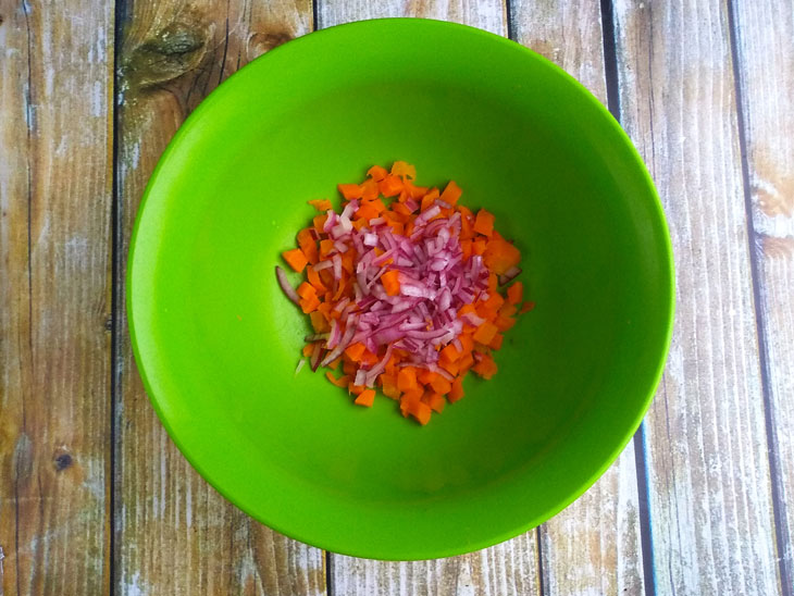 Salad "Fur coat in a new way" on the New Year's table