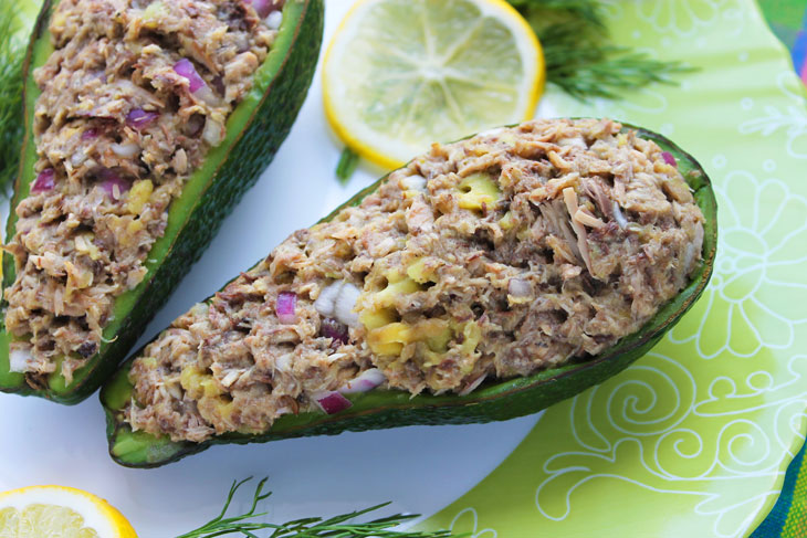 Avocado Tuna Salad - delicious, festive and easy to prepare