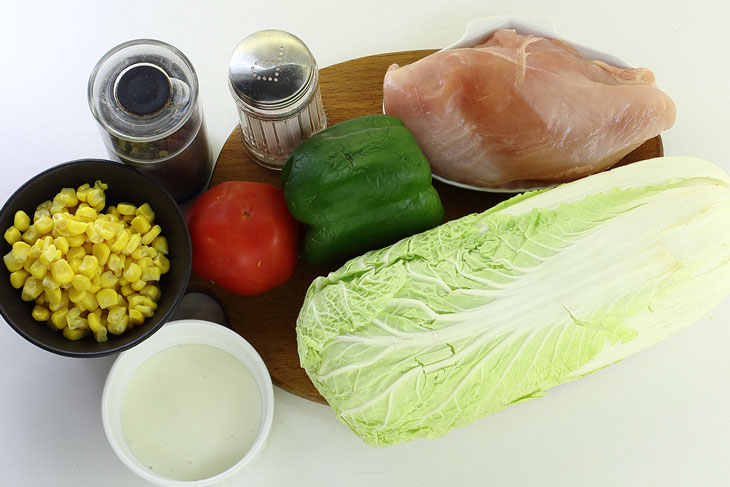 New Year's salad "Mouse" with chicken - will delight guests at the festive table