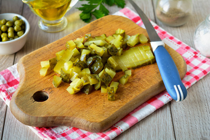 Vinaigrette with fresh cabbage - a simple recipe for your favorite salad