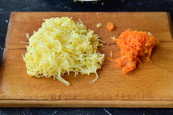 Salad "Orange slice" - bright and festive