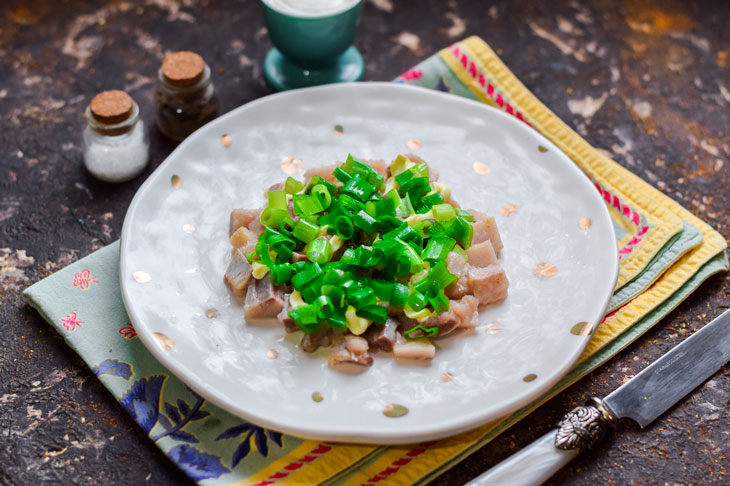 Herring under a green fur coat - unusual, beautiful and tasty