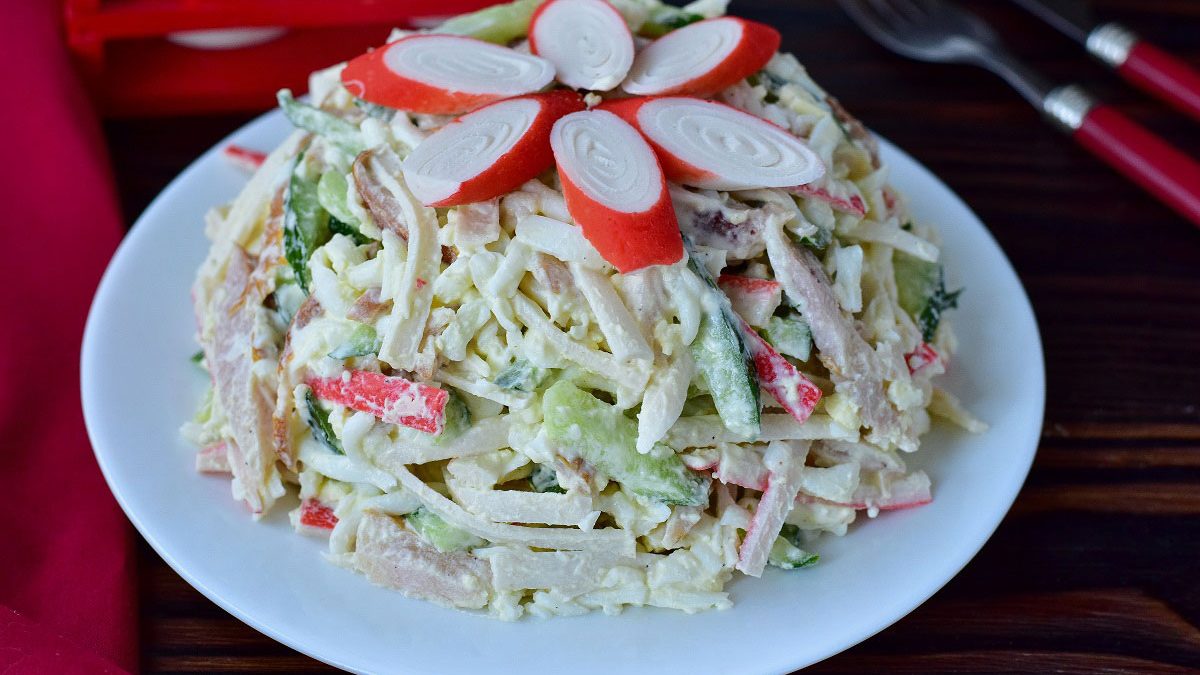 Salad “Mashenka” – it causes a sensation among the guests at the table