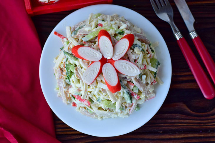 Salad "Mashenka" - it causes a sensation among the guests at the table